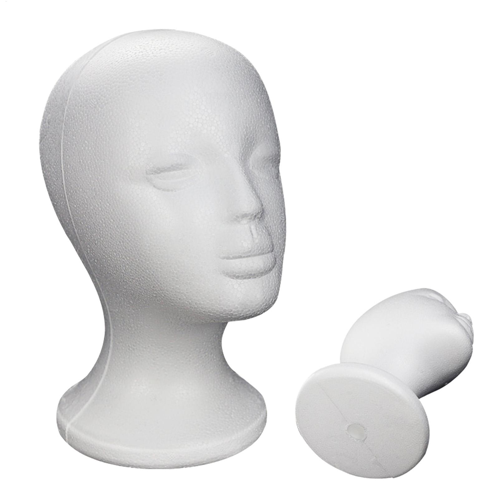 Body Jewelry Stores - Foam Mannequin Head Female Model Display