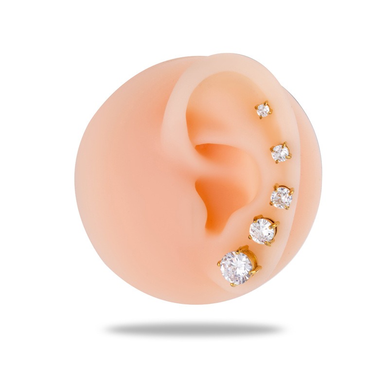 G23 Implant Grade Titanium Thr - Flat Back Labret Stud ulasan dan harga