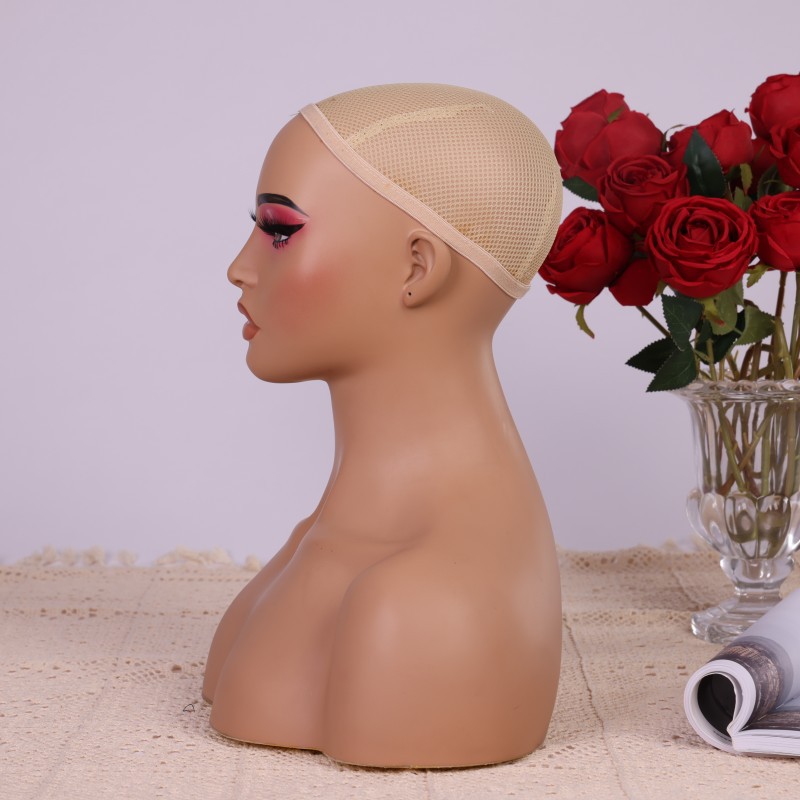 PVC Half Body Mannequin Head w - Body Jewelry Stores ulasan dan harga