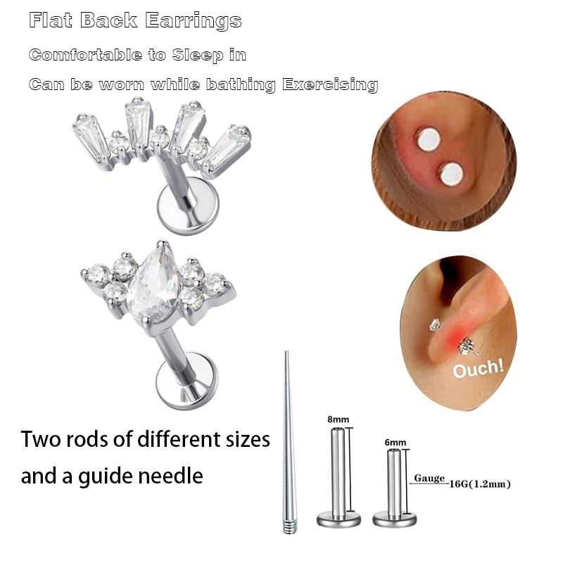 1 Pcs ASTM Titanium Helix Pier - Helix Cartilage Ring ulasan dan harga