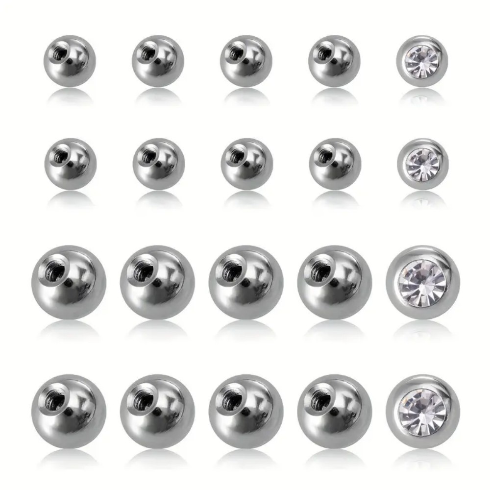 10pcs Piercing Balls 3mm 5mm S - Body Jewelry Stores ulasan dan harga
