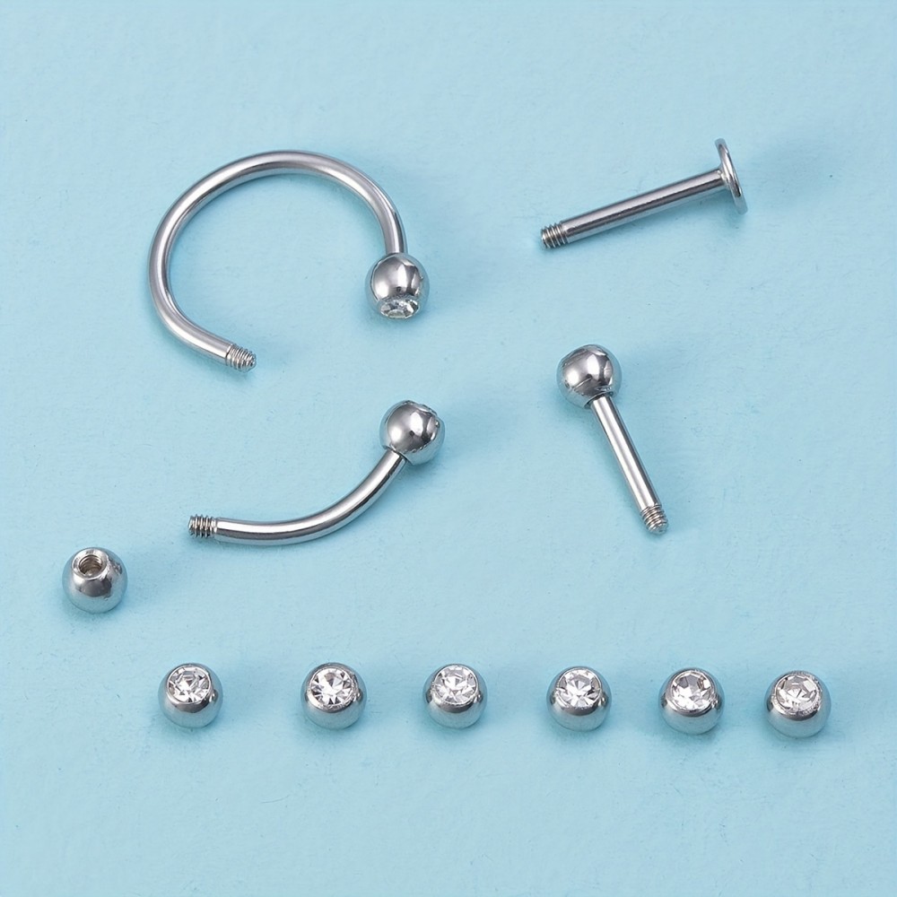 10pcs Piercing Balls 3mm 5mm S - Body Jewelry Stores ulasan dan harga