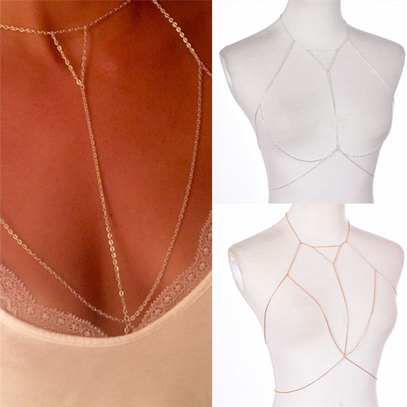 Gold Silver Fashion Link Chain - Body Jewelry Online ulasan dan harga