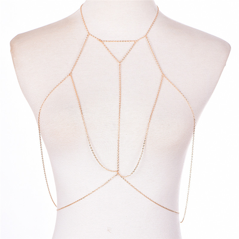 Gold Silver Fashion Link Chain - Body Jewelry Online ulasan dan harga