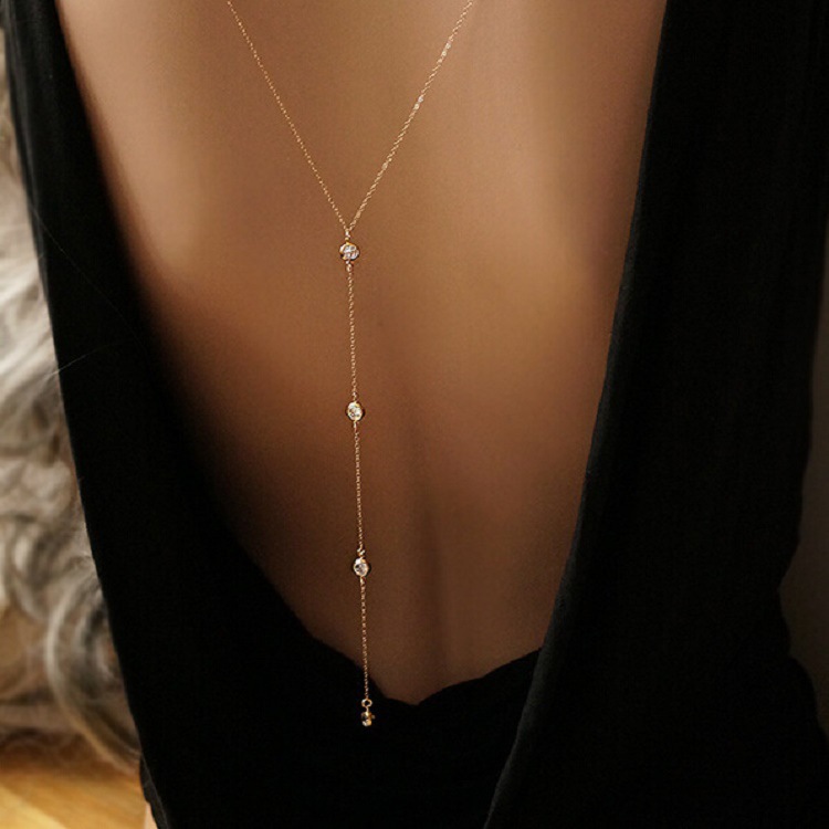 New Rhinestone Sexy Women's Ba - Body Jewelry Waist ulasan dan harga