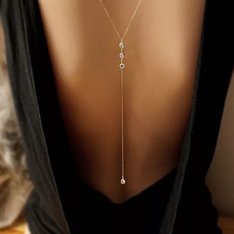 New Rhinestone Sexy Women's Ba - Body Jewelry Waist ulasan dan harga