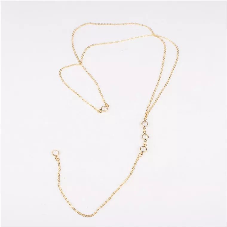 New Rhinestone Sexy Women's Ba - Body Jewelry Waist ulasan dan harga