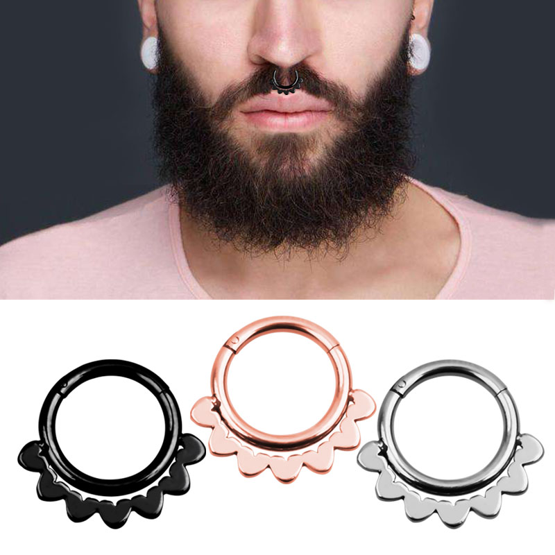 1PC Punk Styles Nose Ring Clic - Helix Cartilage Ring ulasan dan harga