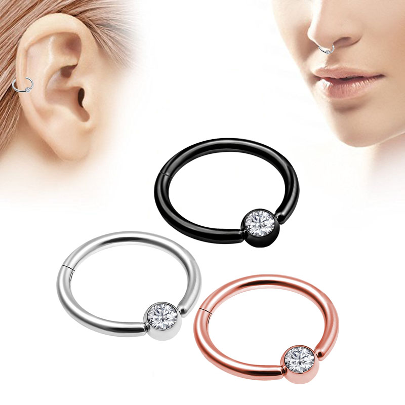1PC Punk Styles Nose Ring Clic - Helix Cartilage Ring ulasan dan harga