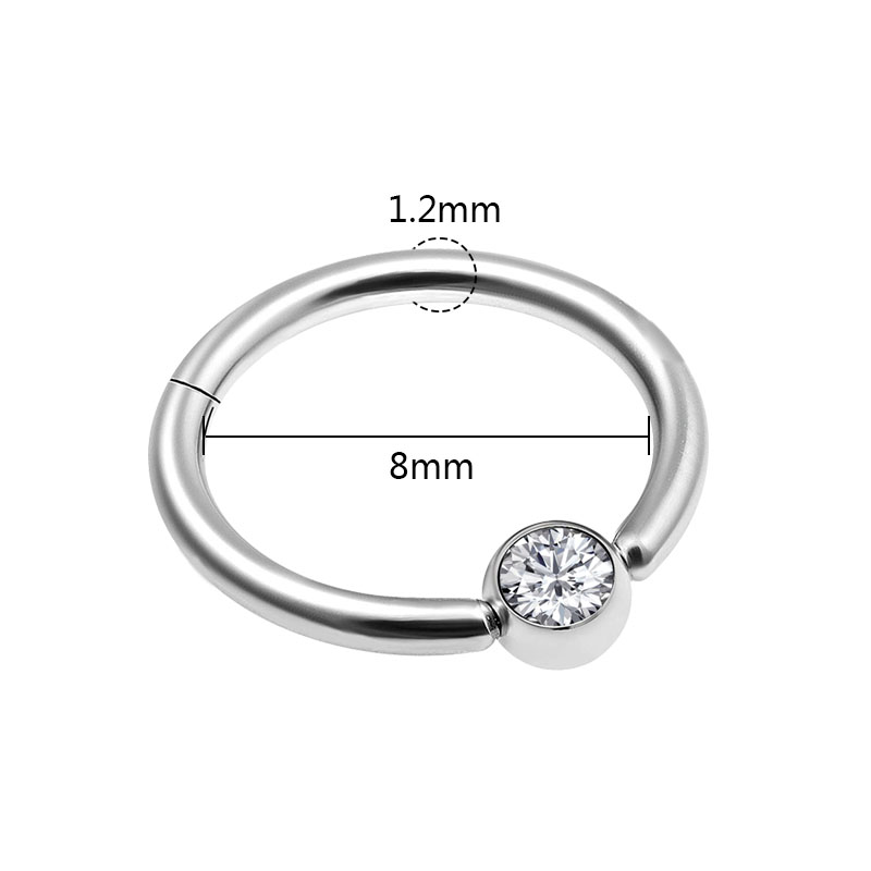 1PC Punk Styles Nose Ring Clic - Helix Cartilage Ring ulasan dan harga