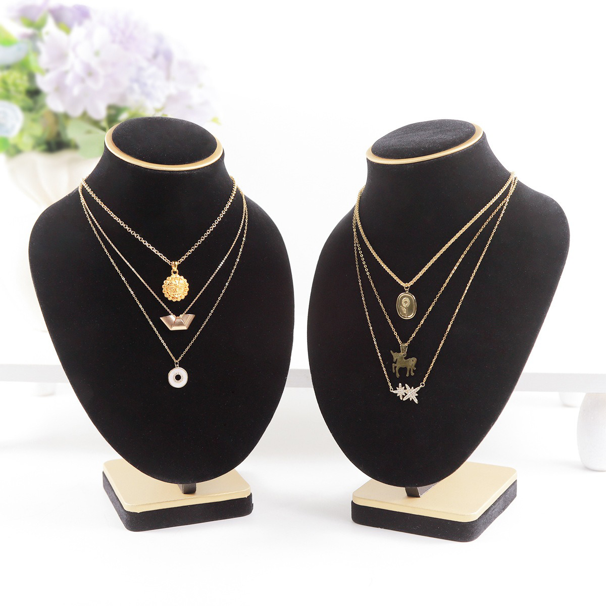 Body Black Velvet Jewelry Bust - Body Jewelry Stores ulasan dan harga