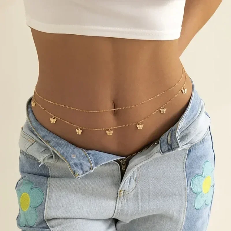 New Charm Sexy Double Layer Bu - Body Jewelry Online ulasan dan harga