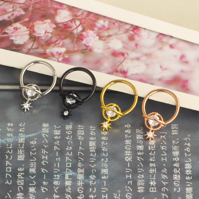 Septum Rings Planet Jewelry Su - Helix Cartilage Ring ulasan dan harga