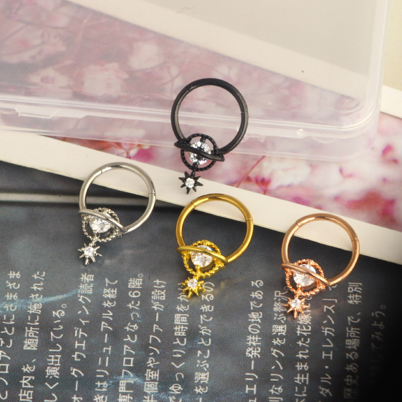 Septum Rings Planet Jewelry Su - Helix Cartilage Ring ulasan dan harga