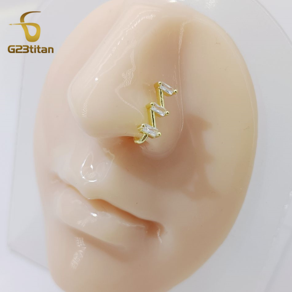 1pc Fake Nose Piercing Ring Wo - Helix Cartilage Ring ulasan dan harga