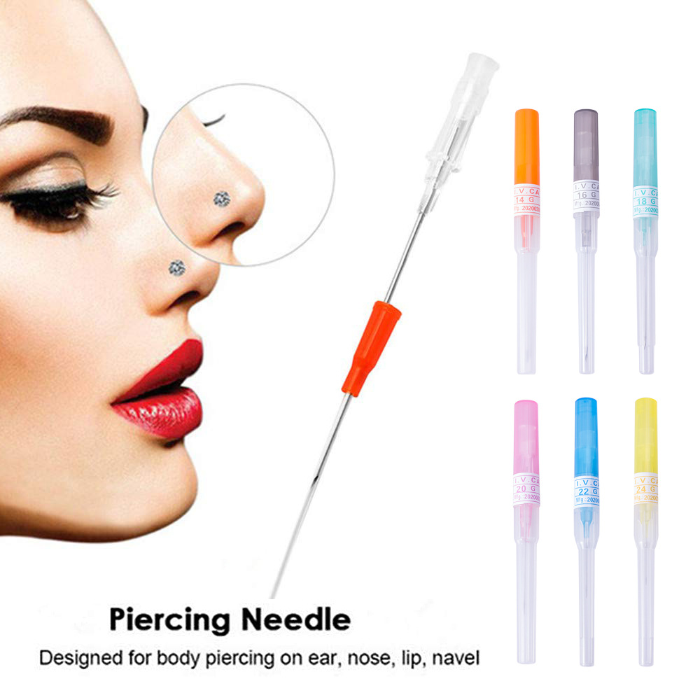 5pcs Sterilized Catheter Pierc - Body Jewelry Stores ulasan dan harga