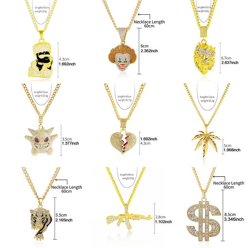 Cross Pendant Exag Gerated Men - Body Jewelry Europe ulasan dan harga