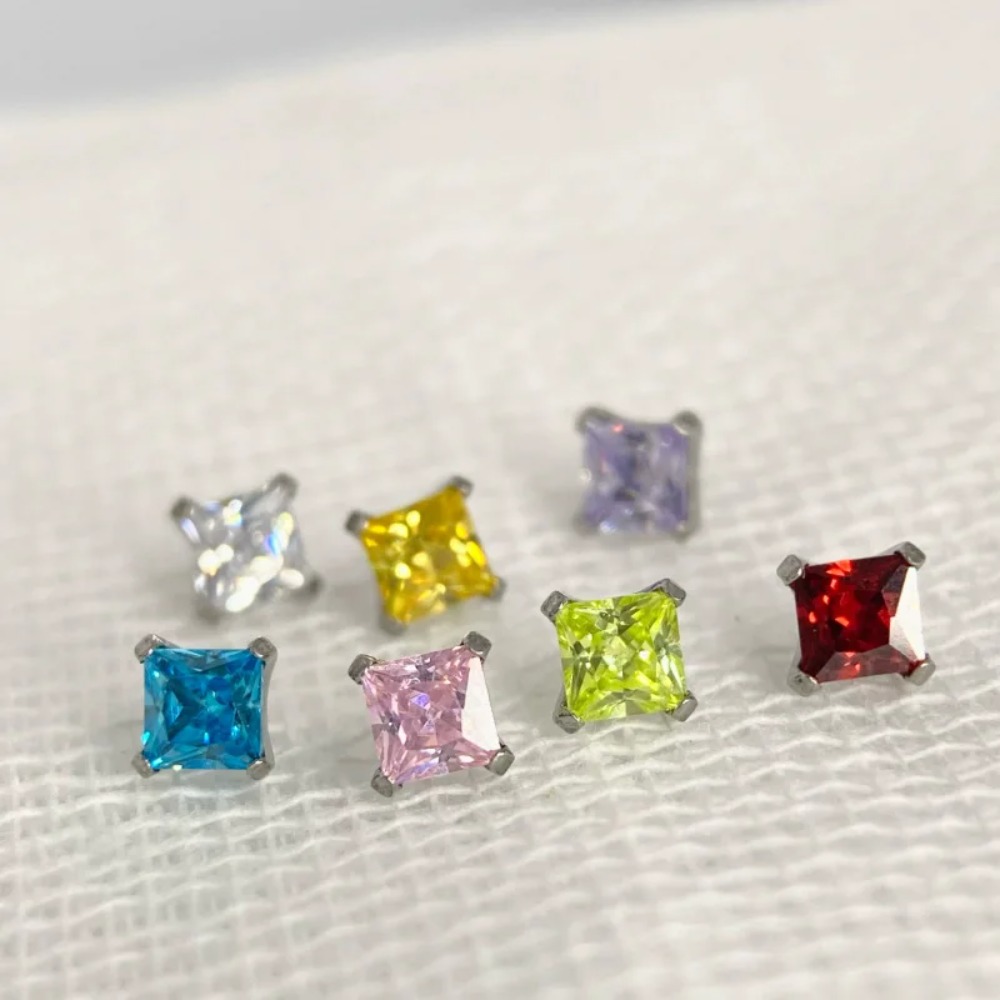 ASTM F136 Titanium Lip Piercin - Helix Cartilage Ring ulasan dan harga