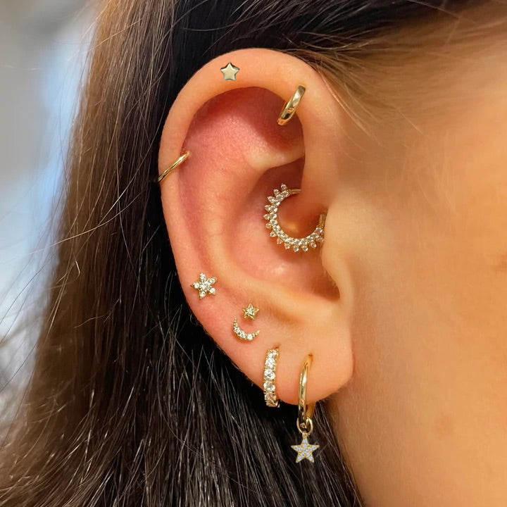 1pc Helix Piercing Earrings fo - Helix Cartilage Ring ulasan dan harga