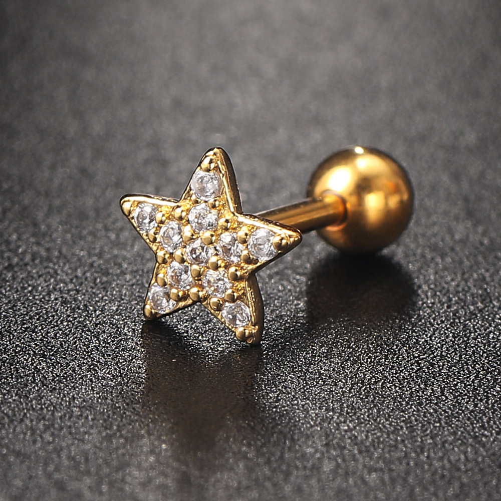 1pc Helix Piercing Earrings fo - Helix Cartilage Ring ulasan dan harga