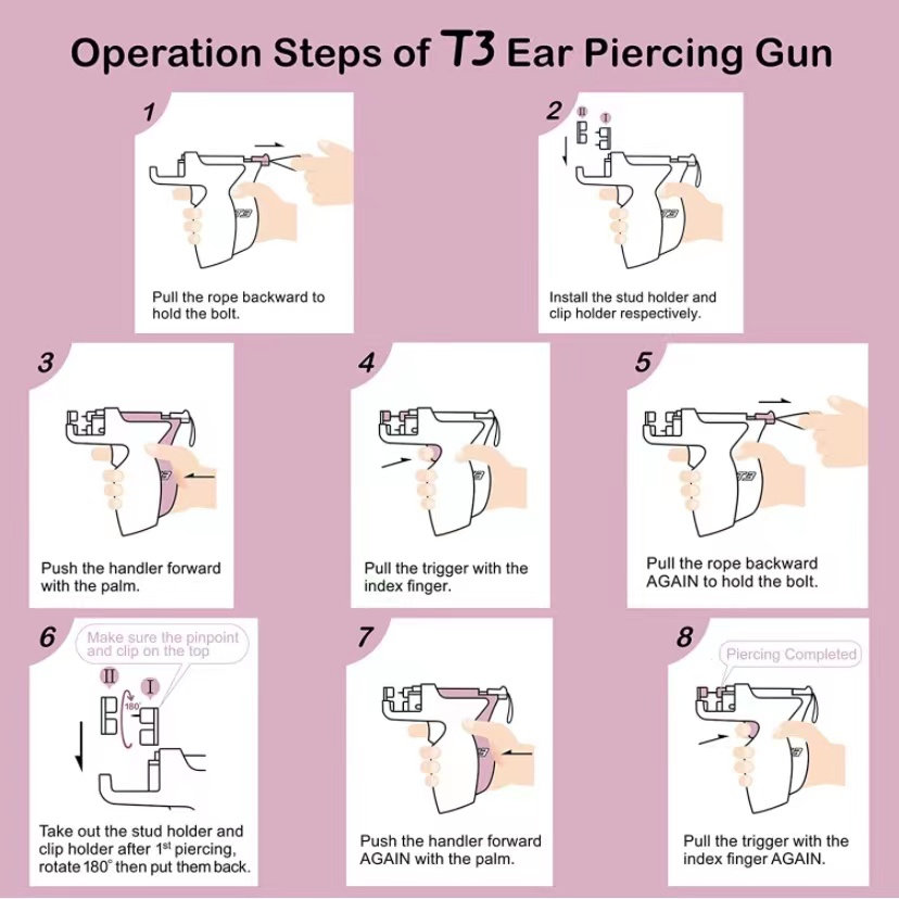 T3 Ear Piercing Gun Kit Asepti - Body Jewelry Stores ulasan dan harga