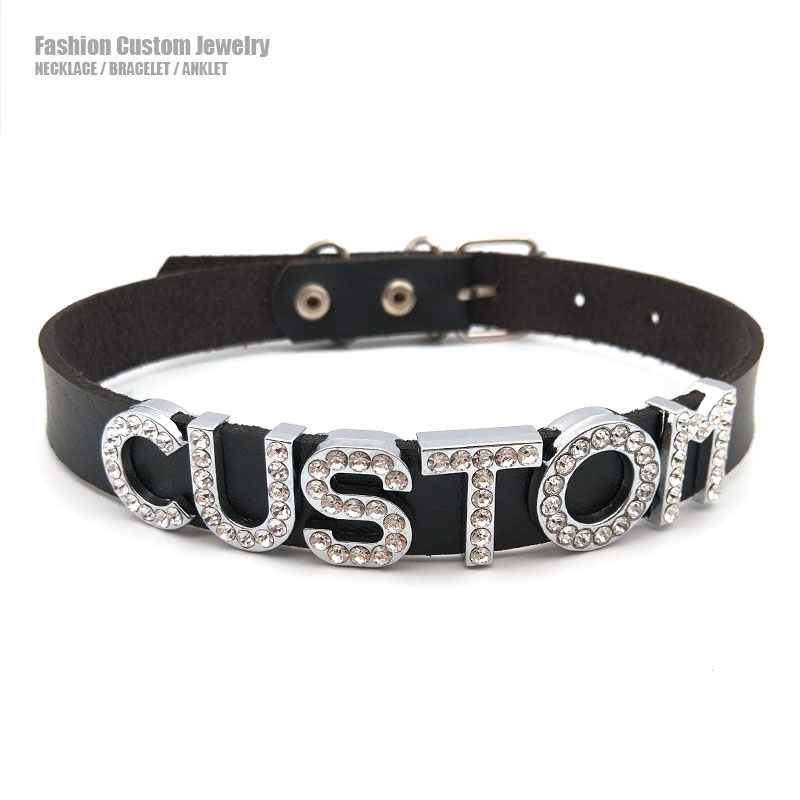 Customized Necklaces Rhineston - Body Jewelry Goth ulasan dan harga