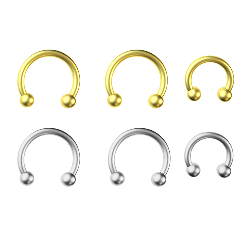 5pcs/lot Stainless Steel 18G H - Helix Cartilage Ring ulasan dan harga