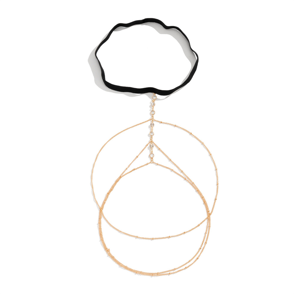 Boho Elastic Band Crystal Leg  - Body Jewelry Online ulasan dan harga