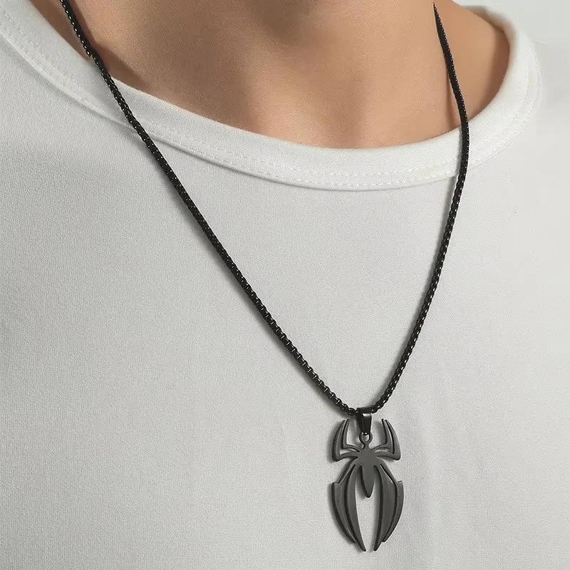 Gothic Spider Shape Necklace S - Body Jewelry Goth ulasan dan harga