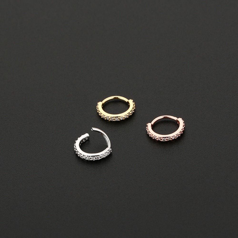 Punk Round Cubic Zircon Nose R - Body Jewelry Europe ulasan dan harga