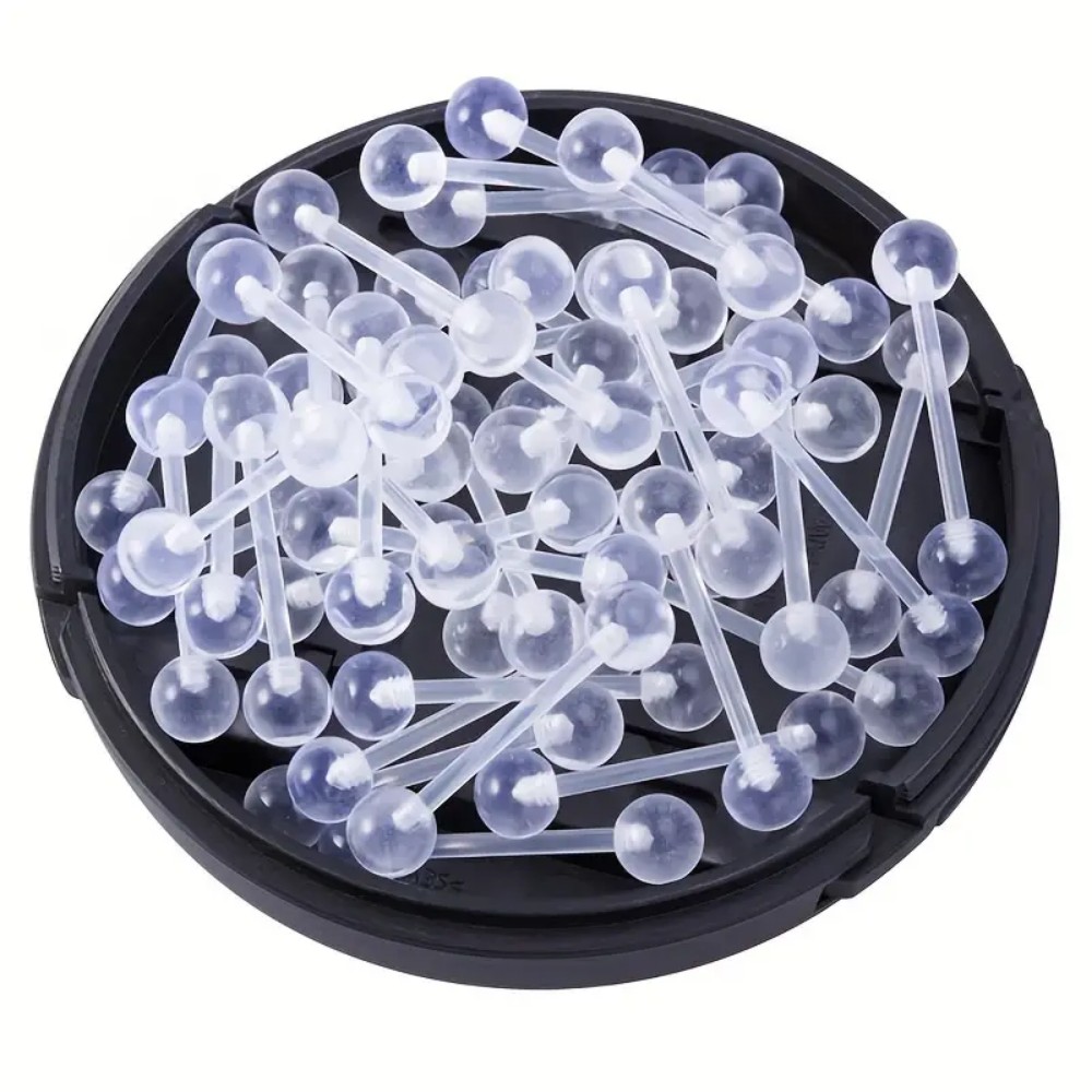 JKC Store 10pcs Acrylic Barbel - Body Jewelry Stores ulasan dan harga